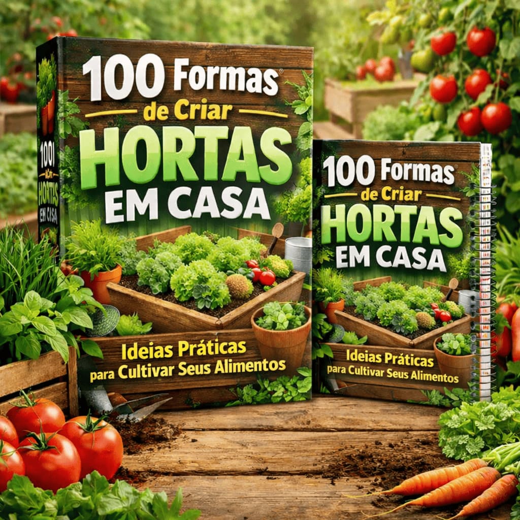 100 Formas de Criar Hortas em Casa