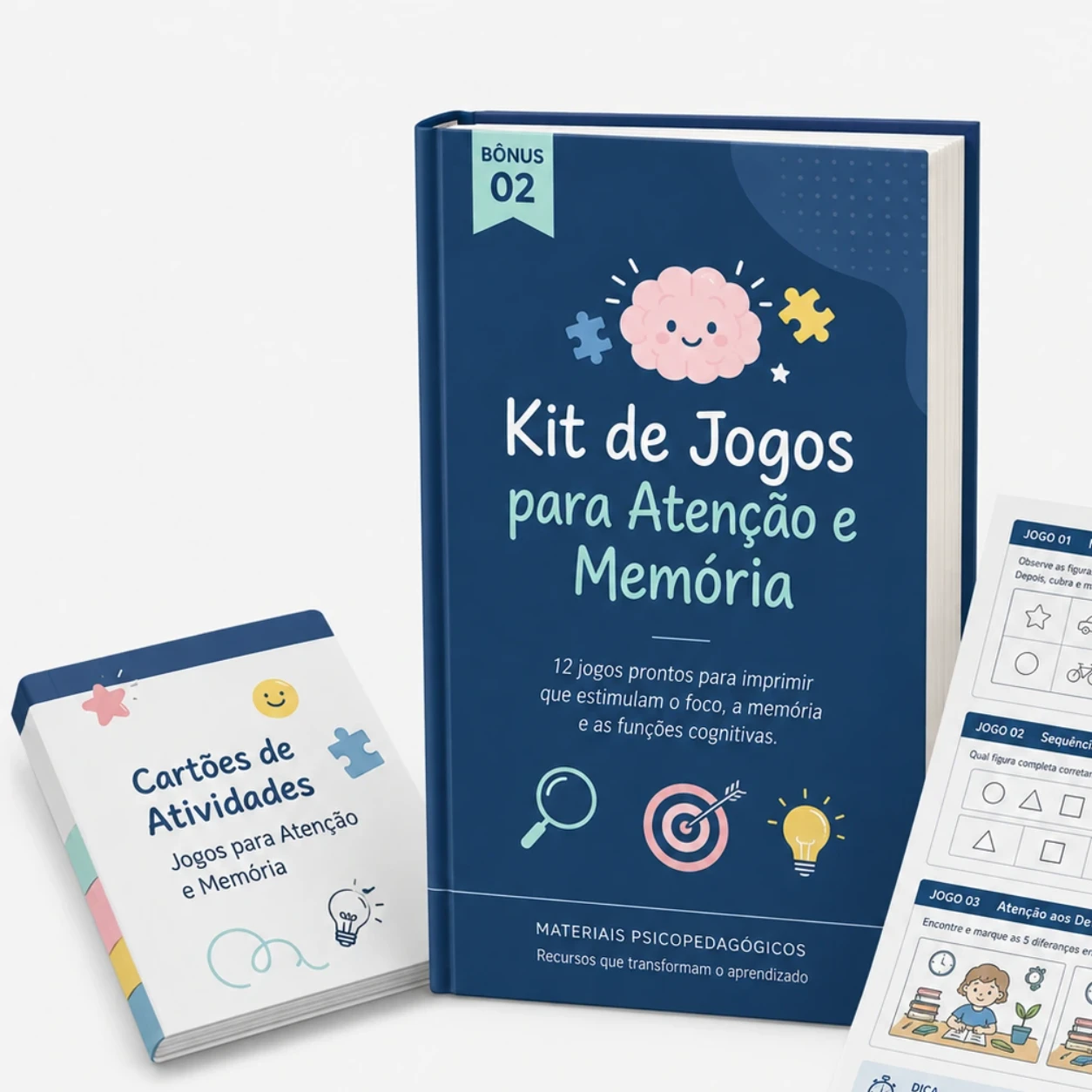Kit de Jogos para Atenção e Memória